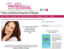 Tablet Screenshot of beautybloomers.com